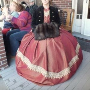 Reproduction Civil War Era 1860s dress